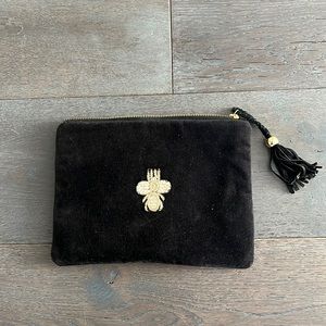 New without tags velvet clutch
